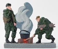 Миниатюра в цвете. Дебальцевский котел. Солдатики Новороссии. 2015 г.
