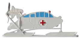 Оловянная игрушка. Аэросани НКЛ-6. Санитарные