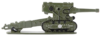 Оловянная игрушка. Гаубица Б-4