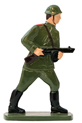 Оловянная игрушка. Стрелок в бою. РККА-1943