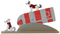 Оловянный солдатик. Белка и Стрелка. "Советский космос".