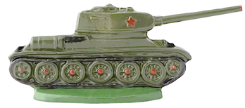 Оловянный солдатик. Танк Т-34-85. "Маленькие солдатики".