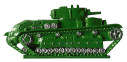 Оловянная игрушка. Танк Т-28. РККА-36