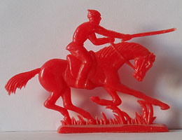 ЛПО 'Игрушка', Ленинград. 1967 г. Кавалерист с шашкой вперед. 60-е годы.